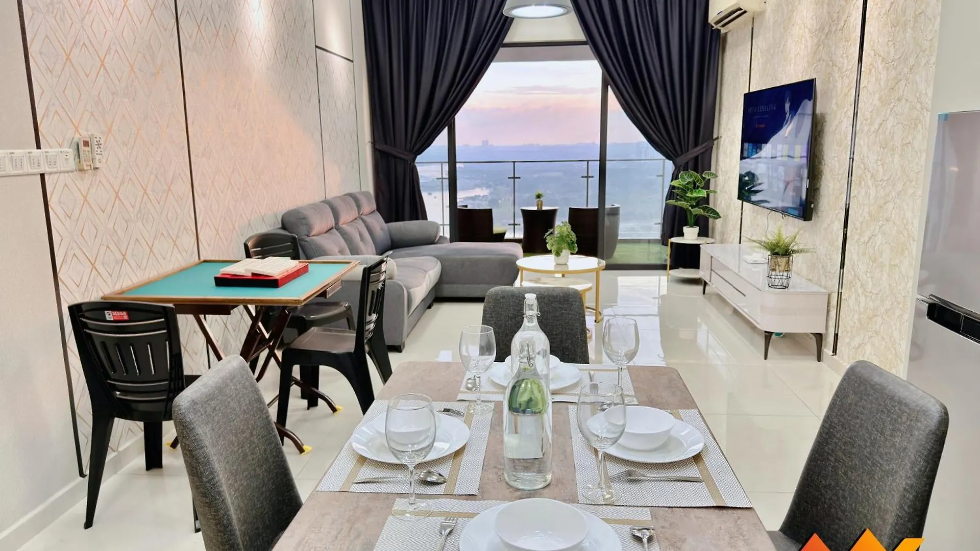 公寓 新山Full Sea View Country Garden Danga Bay 11-13Pax公寓