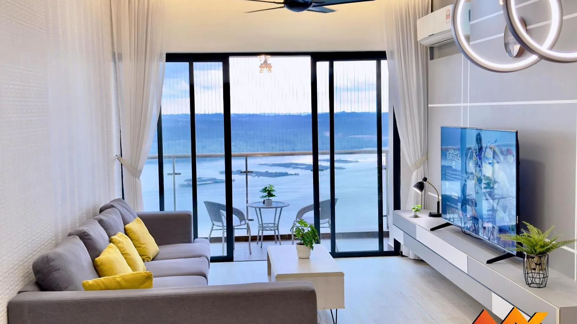 조호르 바루 Full Sea View Country Garden Danga Bay 11-13Pax 아파트 0*, 조호르 바루