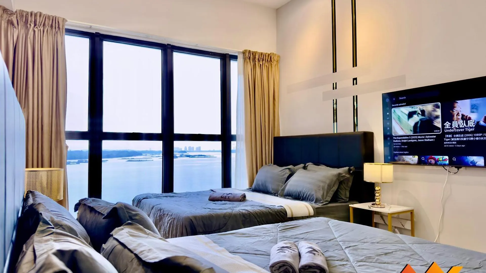 조호르 바루 Full Sea View Country Garden Danga Bay 11-13Pax 아파트 말레이시아