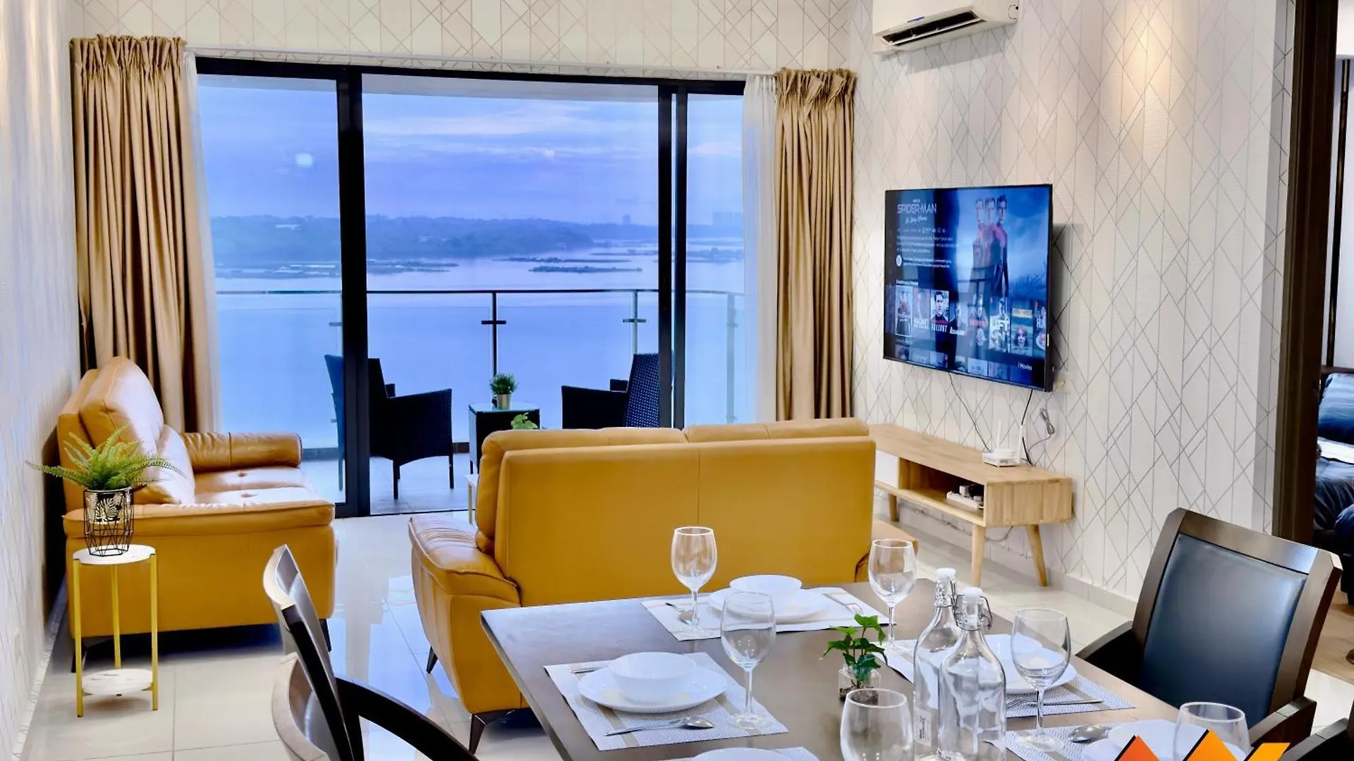 조호르 바루 Full Sea View Country Garden Danga Bay 11-13Pax 아파트 조호르 바루