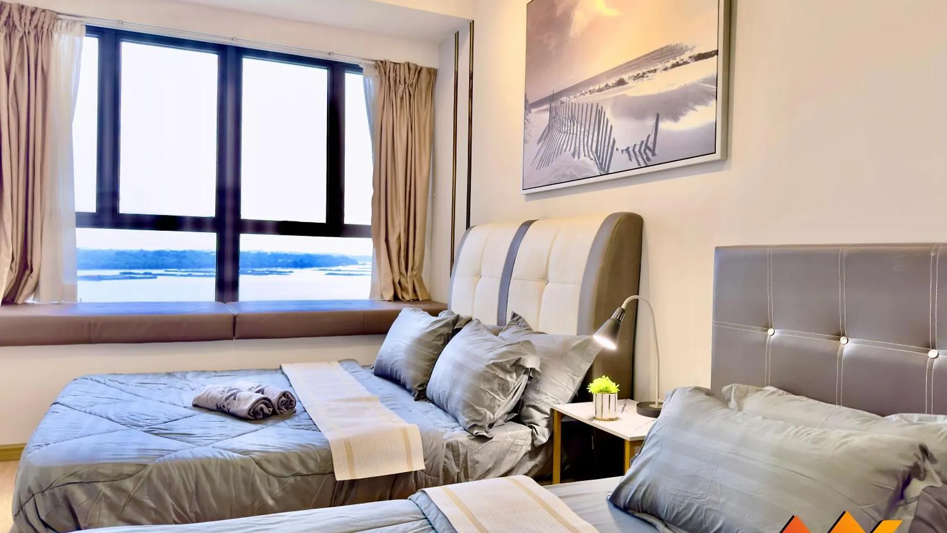 조호르 바루 Full Sea View Country Garden Danga Bay 11-13Pax 아파트