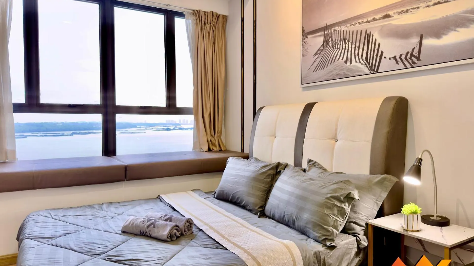 Full Sea View Country Garden Danga Bay 11-13Pax Lejlighed Johor Bahru Malaysia