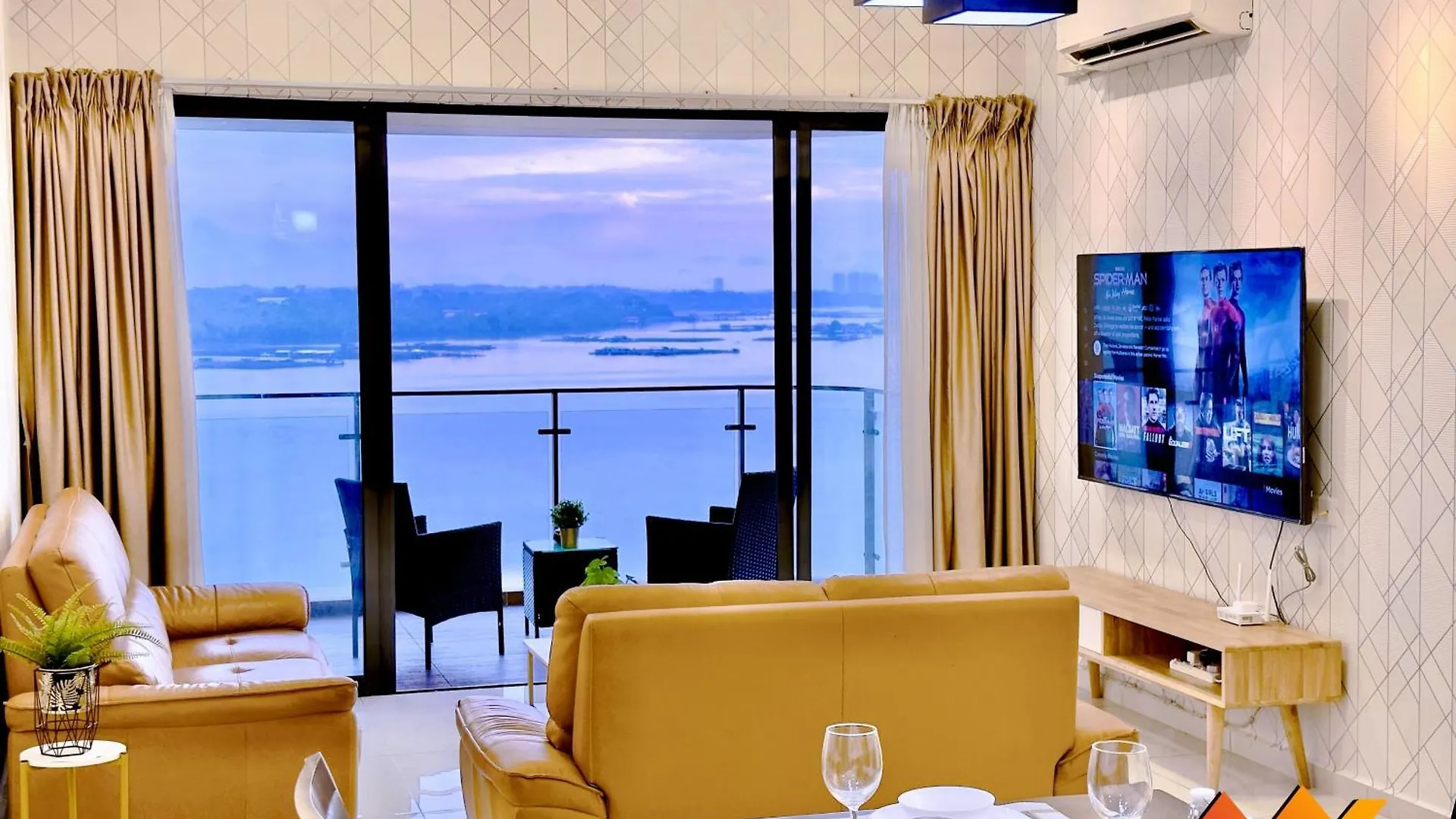 조호르 바루 Full Sea View Country Garden Danga Bay 11-13Pax 아파트