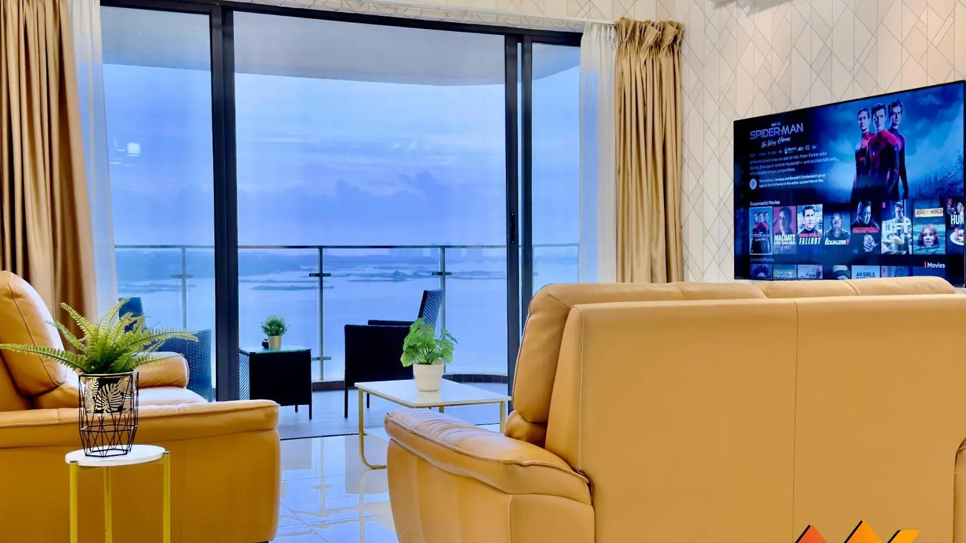 조호르 바루 Full Sea View Country Garden Danga Bay 11-13Pax 아파트 0*, 조호르 바루 말레이시아