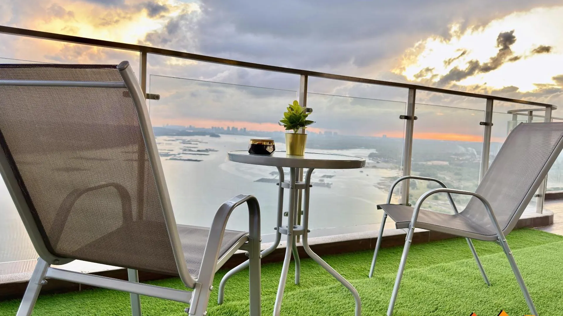 조호르 바루 Full Sea View Country Garden Danga Bay 11-13Pax 아파트 0*, 조호르 바루