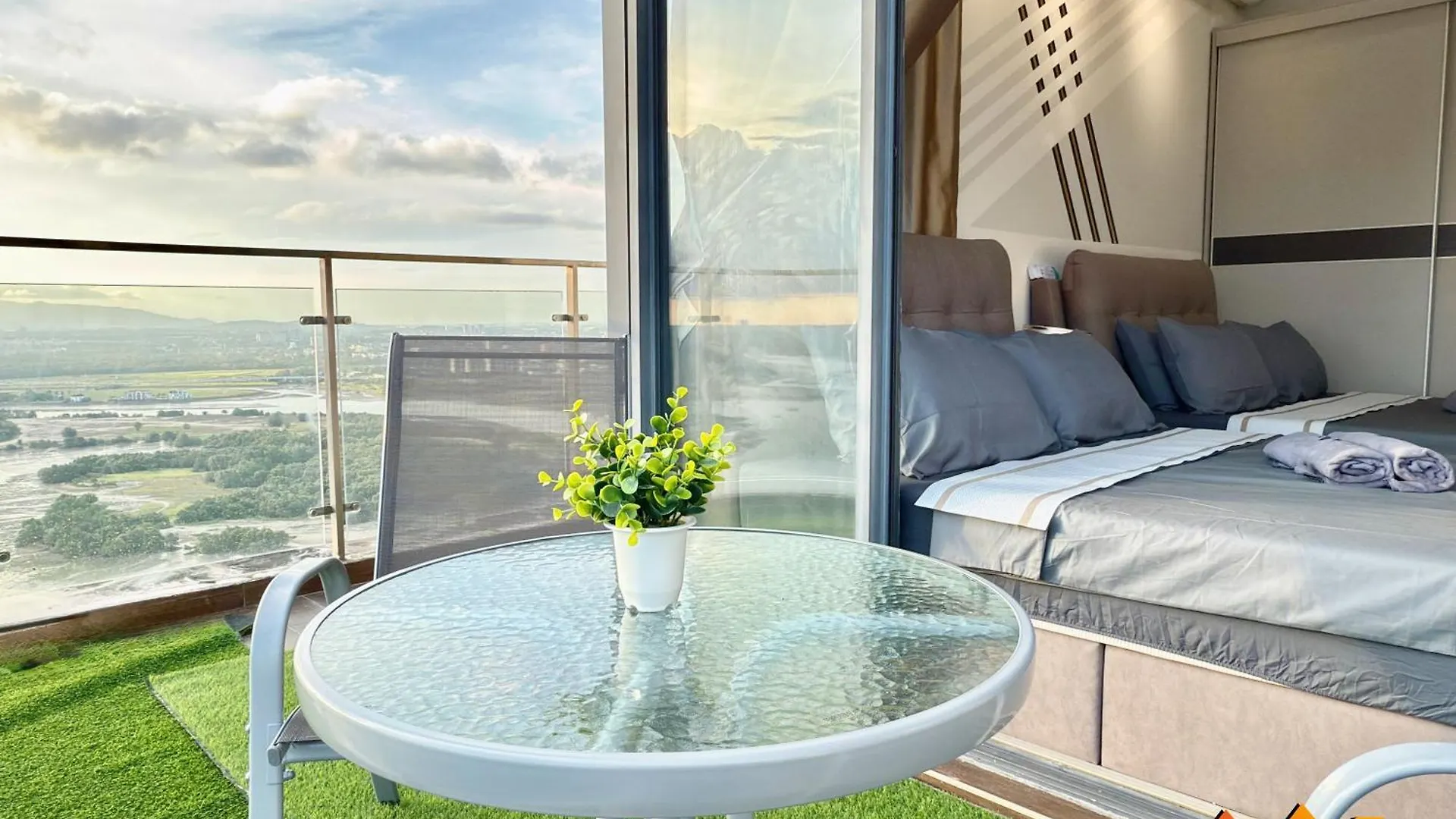 조호르 바루 Full Sea View Country Garden Danga Bay 11-13Pax 아파트