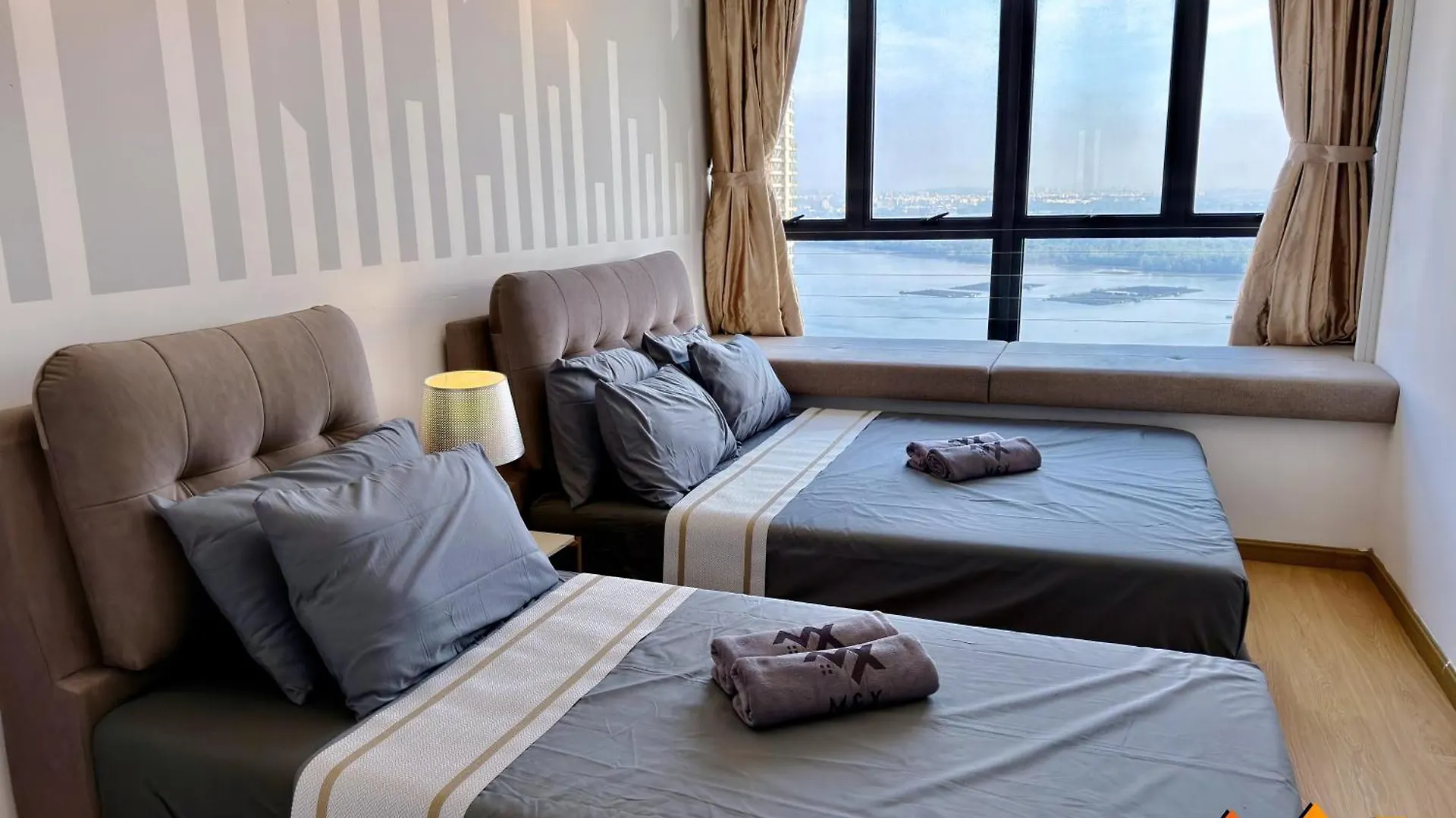 조호르 바루 Full Sea View Country Garden Danga Bay 11-13Pax 아파트