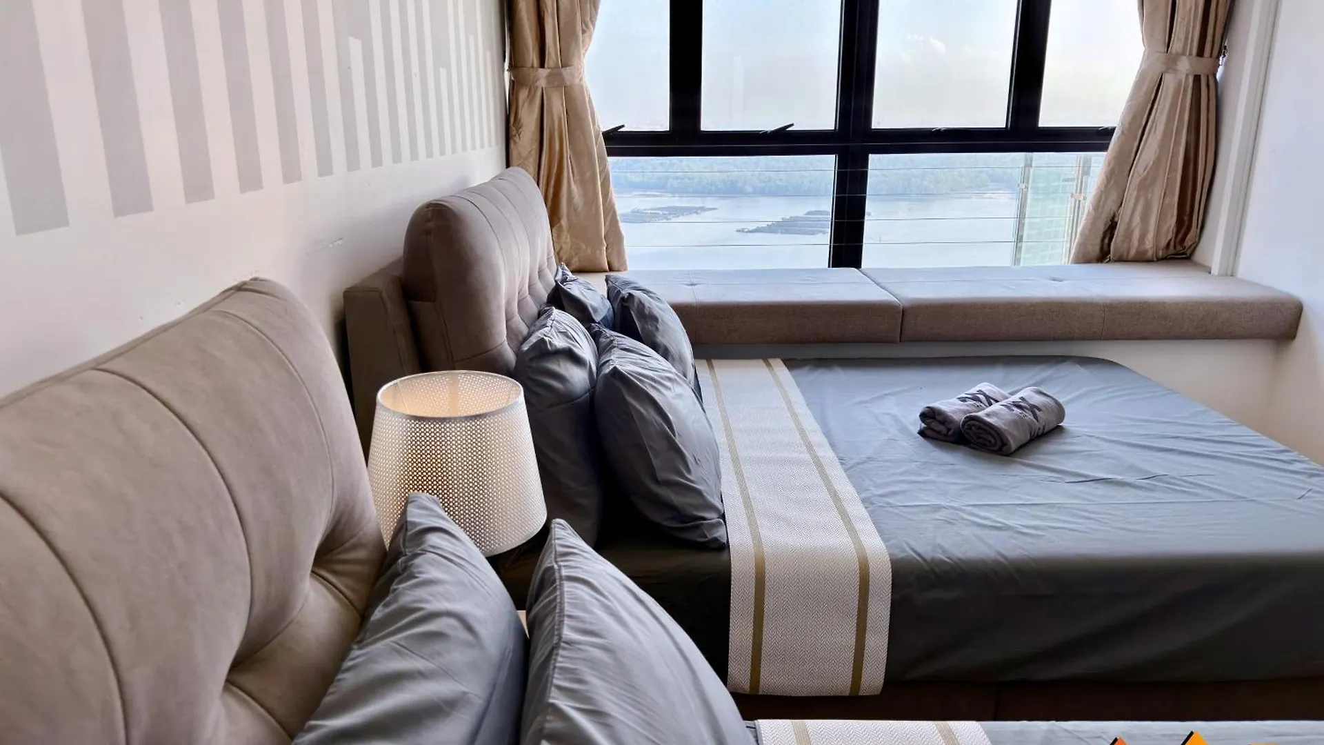 조호르 바루 Full Sea View Country Garden Danga Bay 11-13Pax 아파트