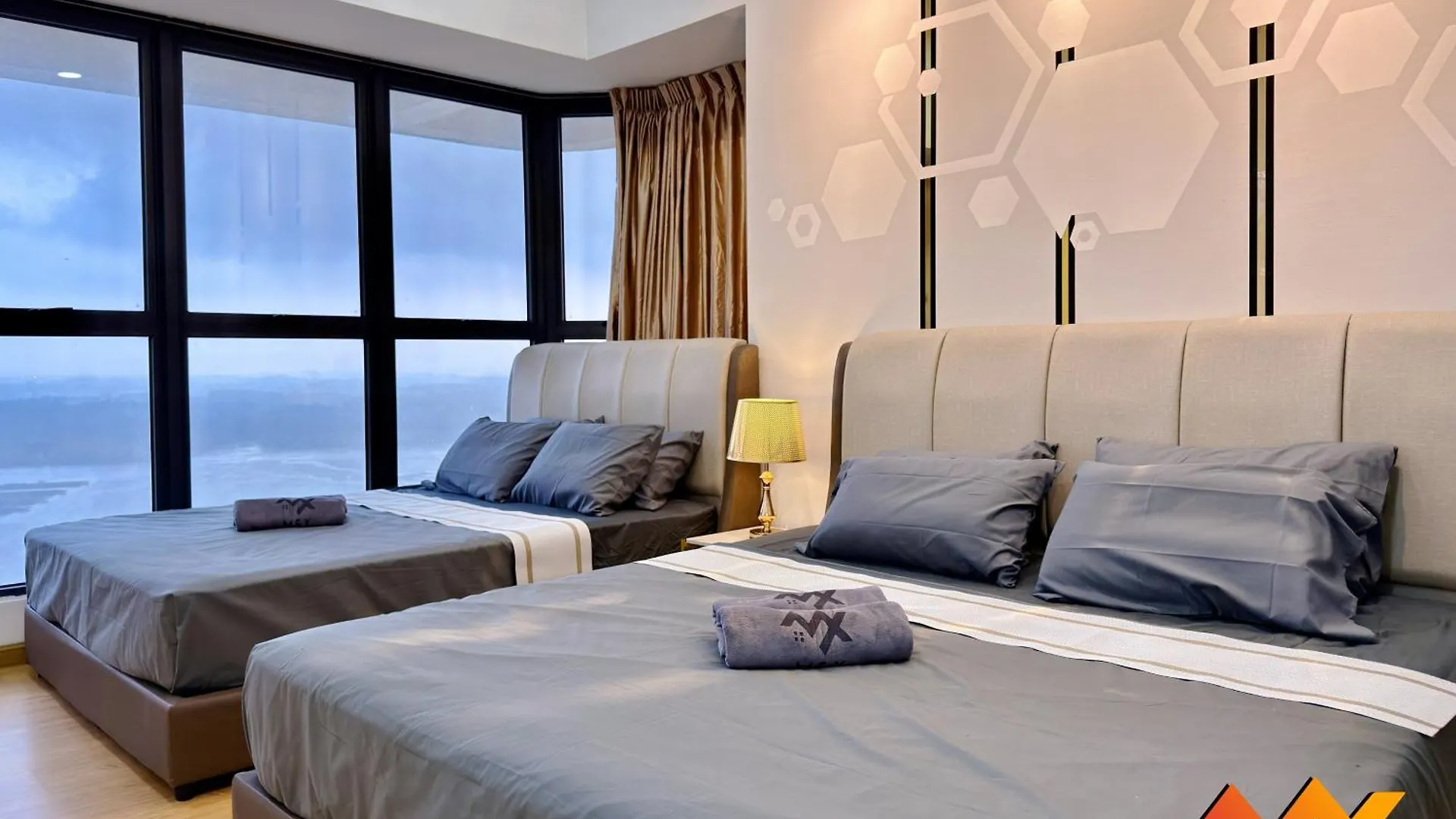 조호르 바루 Full Sea View Country Garden Danga Bay 11-13Pax 아파트