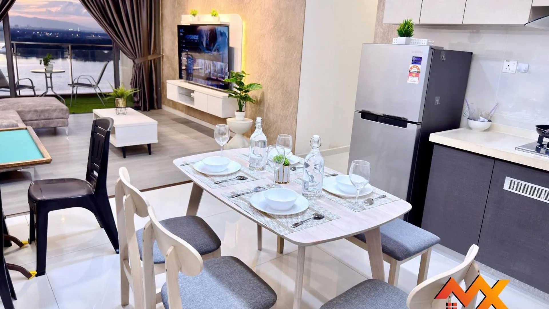 조호르 바루 Full Sea View Country Garden Danga Bay 11-13Pax 아파트